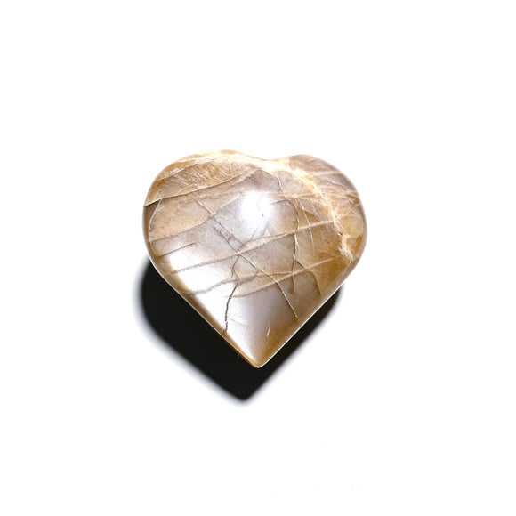 Flashy Moonstone Heart