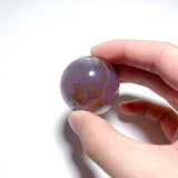 Purple Grey Agate Sphere