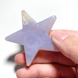 Flower Agate Star Carving