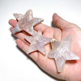 Flower Agate Star Carvings