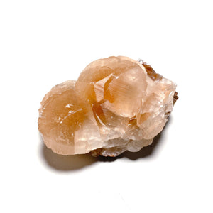 Raw Chinese Peach Calcite Specimen