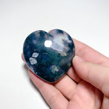 Moss Agate Heart