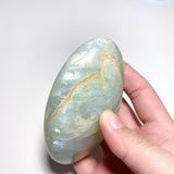 Large Green Moonstone Palmstone