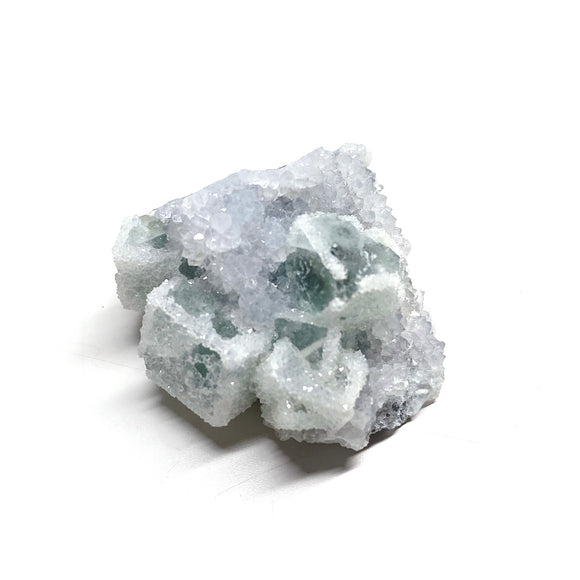 Raw Green Druzy Fluorite Specimen