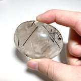 Tourmaline Quartz Palmstone