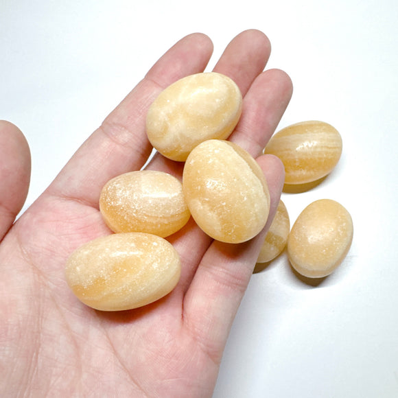 Yellow Calcite Tumbles