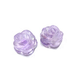 Amethyst Flower Rose Carving