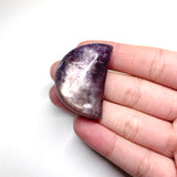 Large Lepidolite Moon Cabochon