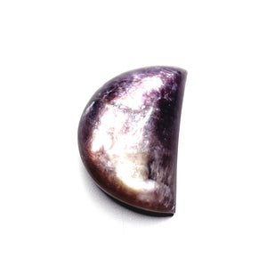 Large Lepidolite Moon Cabochon