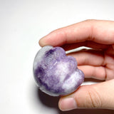 Lepidolite Paw Carving