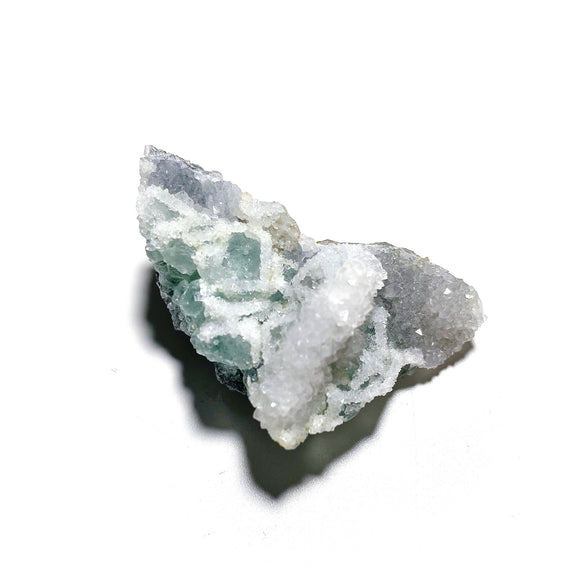 Raw Green Druzy Fluorite Specimen