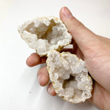 Druzy Quartz Geode Halves