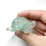 Green Fluorite Turtle Carving