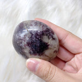 Purple Mica Quartz Palmstone