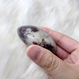 Purple Mica Quartz Palmstone