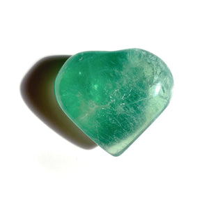 Green Fluorite Heart