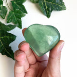 Green Fluorite Heart