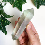 Double Terminated Fluorite Point