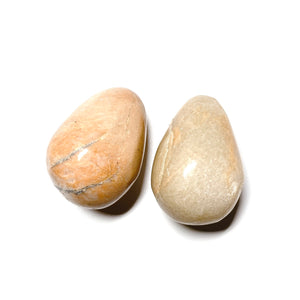 Small Peach Moonstone Eggs