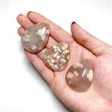 Flower Agate Teardrop Cabochons