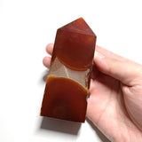 Flower Agate Carnelian Tower