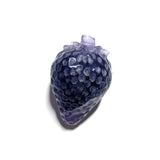 Purple Fluorite Strawberry Carving