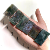 Moss Agate Rectangle