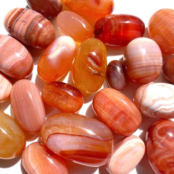 5 Carnelian Tumbles