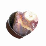 Pink Ocean Jasper Heart