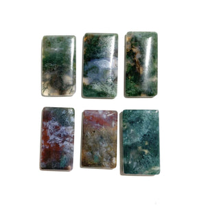 Moss Agate Rectangle