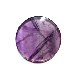 Purple Fluorite Circle Slab