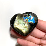 Labradorite Heart