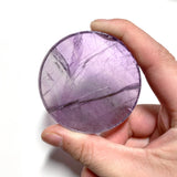 Purple Fluorite Circle Slab