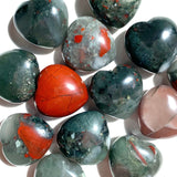 Small Bloodstone Jasper Heart