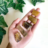 5 Golden Rutilated Quartz Freeforms