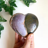 Pink Ocean Jasper Heart