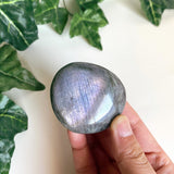 Purple Labradorite Palmstone