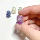 Mini Fluorite Dinosaur Carving