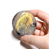 Orange Labradorite Palmstone