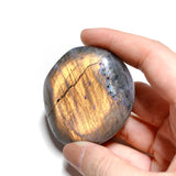 Orange Labradorite Palmstone