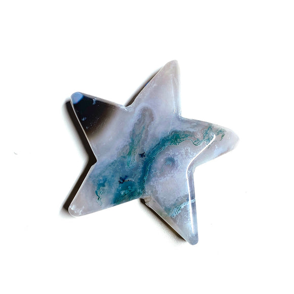 Moss Agate Star