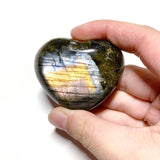 Labradorite Heart