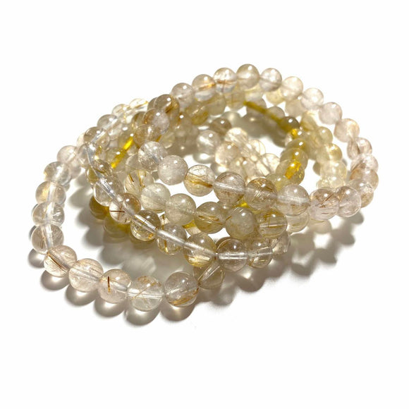 Golden Rutilated Quartz Bracelet