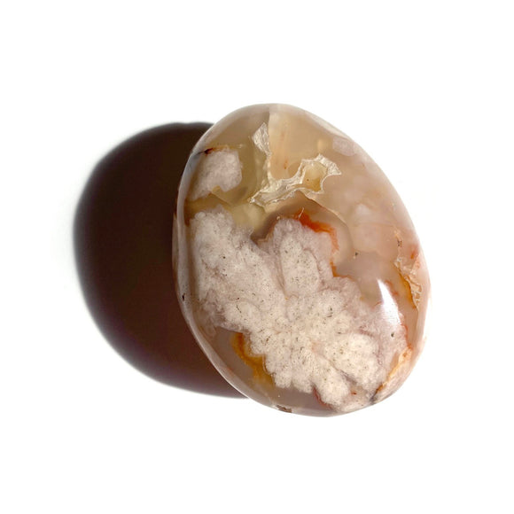 Flower Agate Palmstone