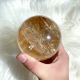 Yellow Honey Calcite Sphere