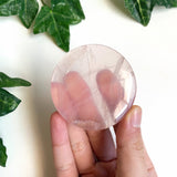 Rose Quartz Disk