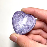 Charoite Heart Cabochon