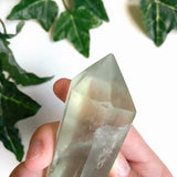 Double Terminated Fluorite Point