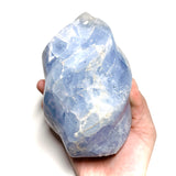 Large Blue Calcite Flame