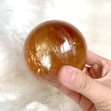 Dark Honey Calcite Sphere